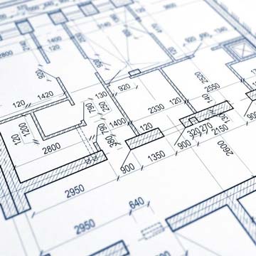 Measured 2d elevations and architectural plans drawn with CAD for building/interior design.
